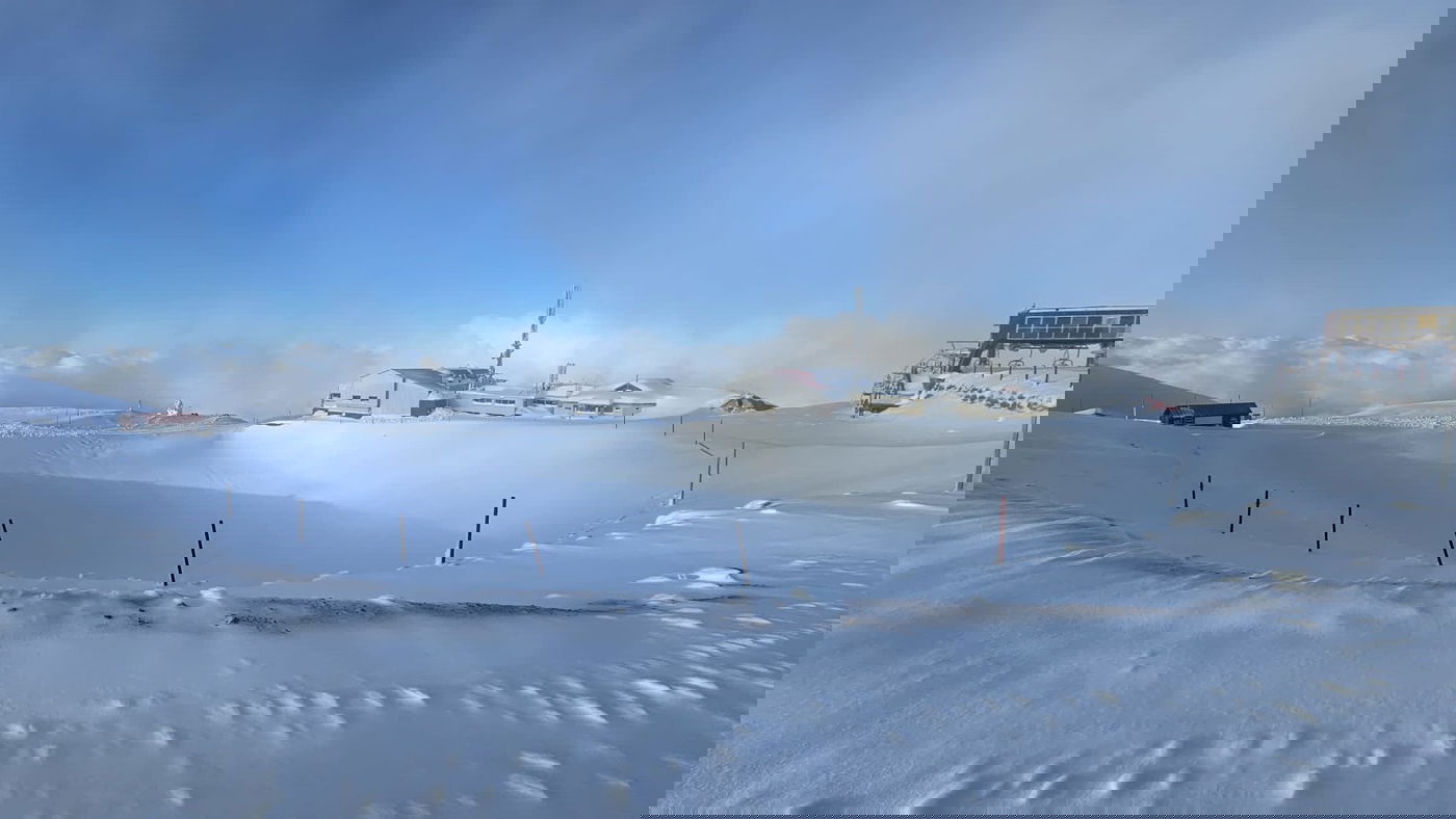 אחרי מערכת השלג הארוכה: כך נראה הבוקר החרמון | תיעוד