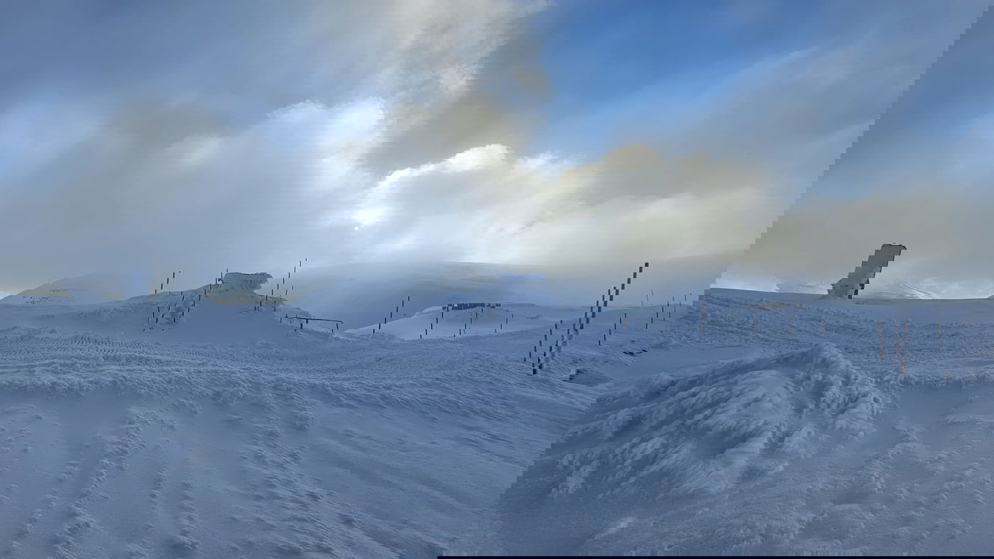 אחרי מערכת השלג הארוכה: כך נראה הבוקר החרמון | תיעוד