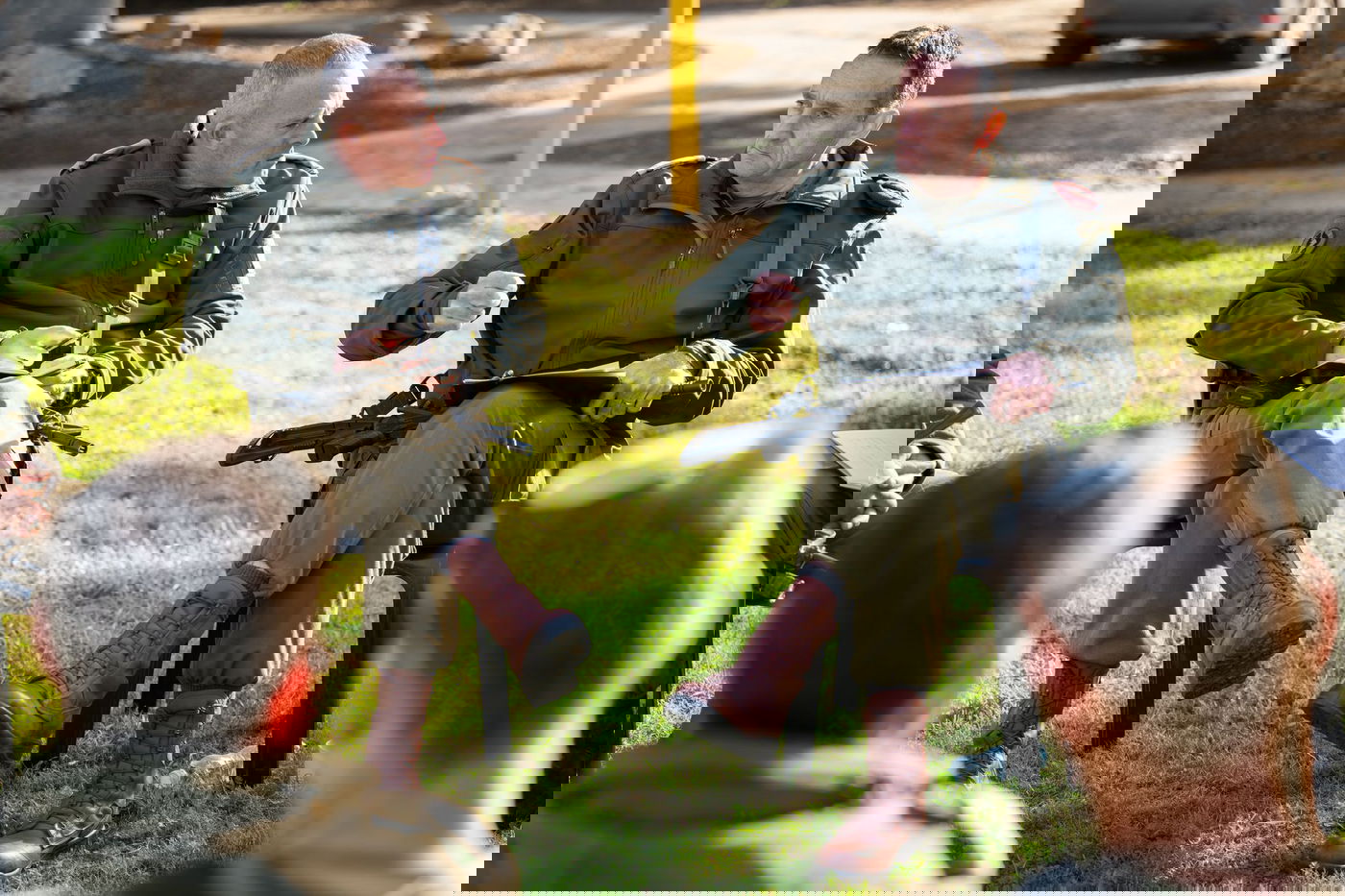 הרמטכ"ל הלוי עם לוחמי המילואים ברצועת עזה