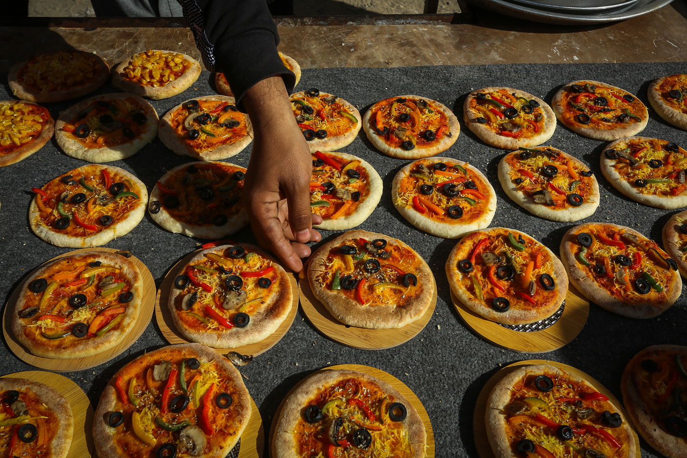 פיציות בשוק ברפיח