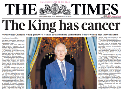 "למלך יש סרטן"