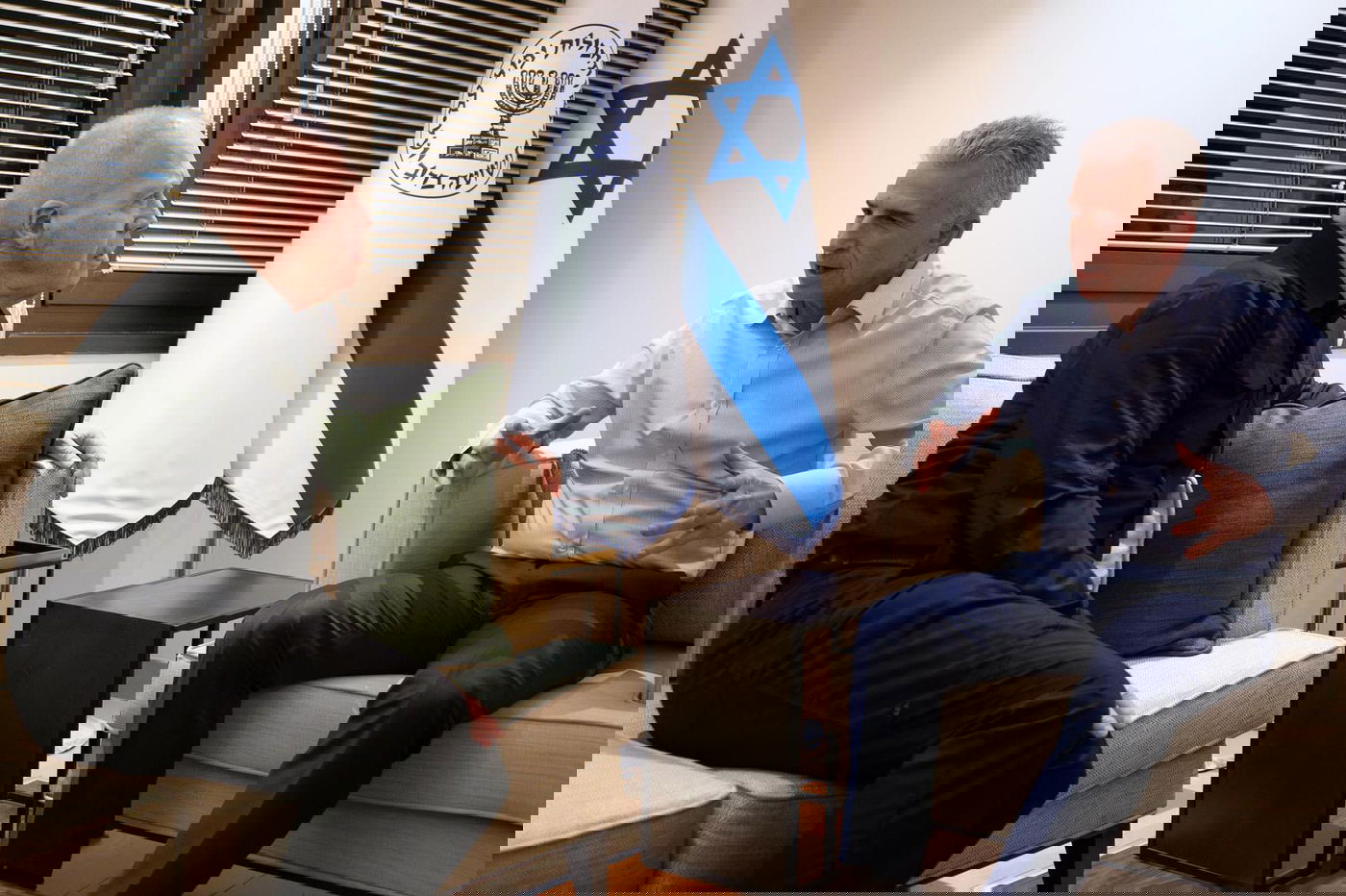 שר הביטחון יואב גלנט וראש המוסד דדי ברנע