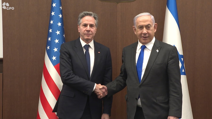 פגישת נתניהו עם אנתוני בלינקן