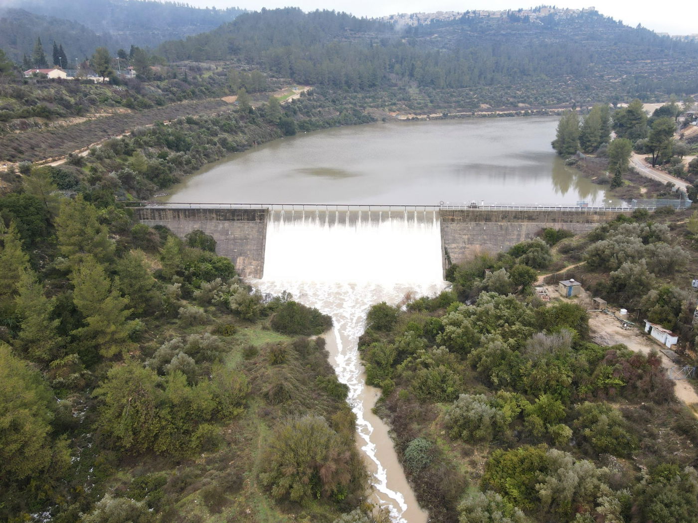 משנים שעברו כשהמאגר עלה על גדותיו