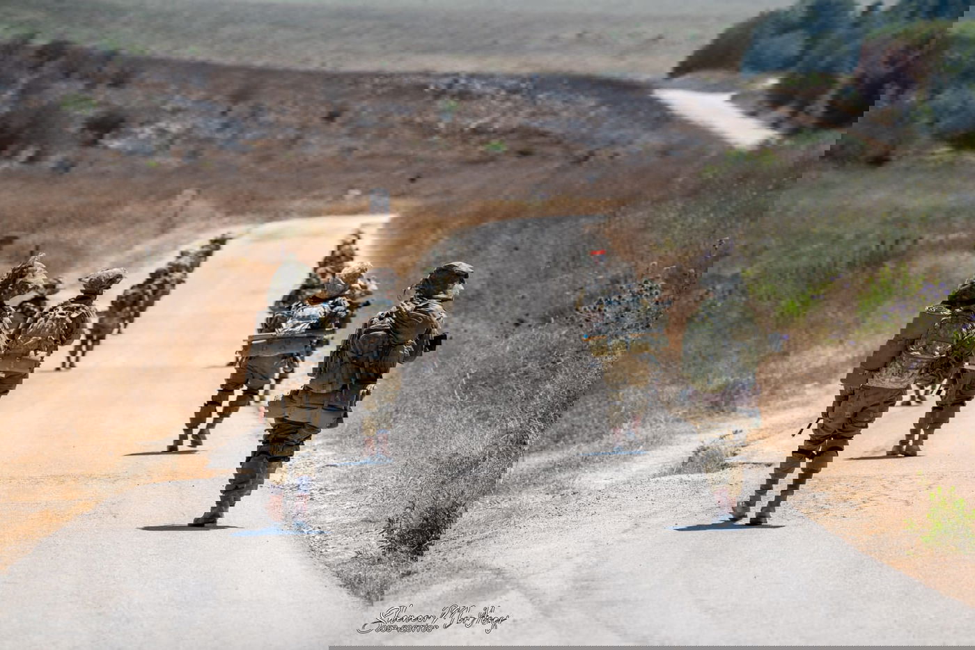 חיילי נצח יהודה בפעילות מבצעית בגולן