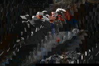 מיליי עם הנשיא הרצוג בביקורו בעבר בישראל