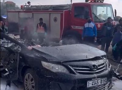 ניידת חרוכה נשארה: צה"ל התנקש בשני בכירי חמאס ברפיח