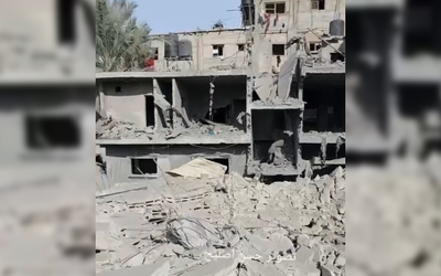 כך נראה הבוקר המתחם ברפיח שממנו חולצו החטופים | צפו