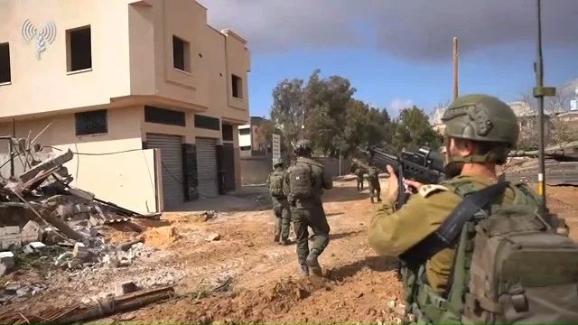 פעילות לוחמי צוות הקרב 646 בחאן יונס