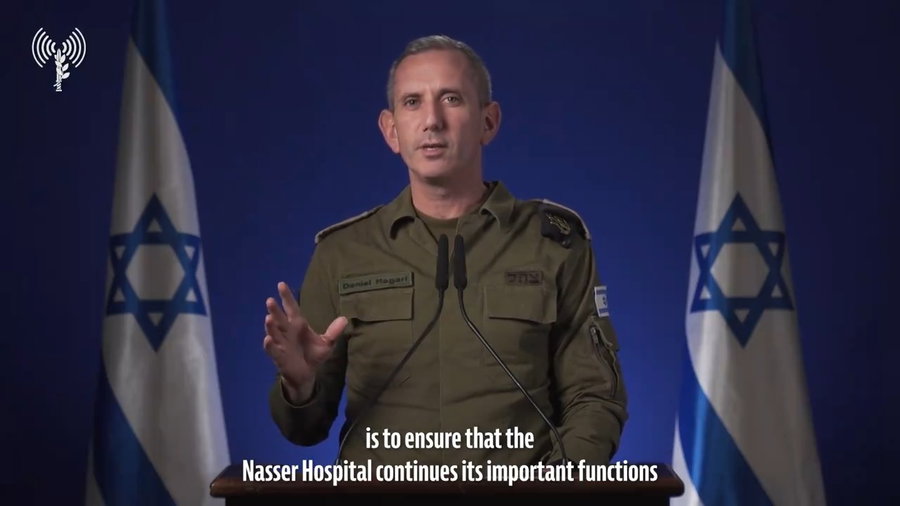 "יש לנו מידע אמין" | צפו בהצהרת דובר צה"ל דניאל הגרי בשפה האנגלית
