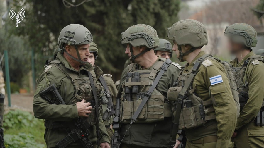 רב אלוף הלוי בסיור בבסיסי הצפון
