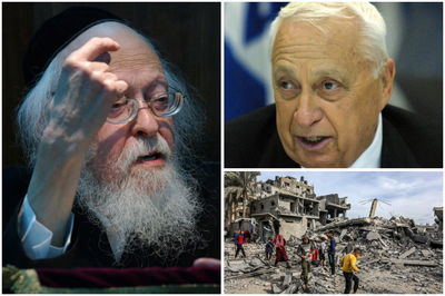 מרן הגרי"ש אלישיב זצוק"ל, אריאל שרון והזירה ברפיח בה חולצו שני החטופים