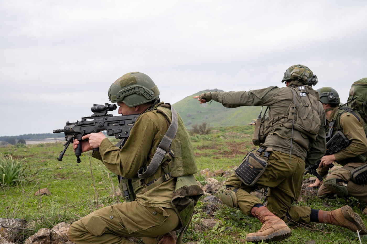 תרגול כוחות צה״ל בגבול הצפון