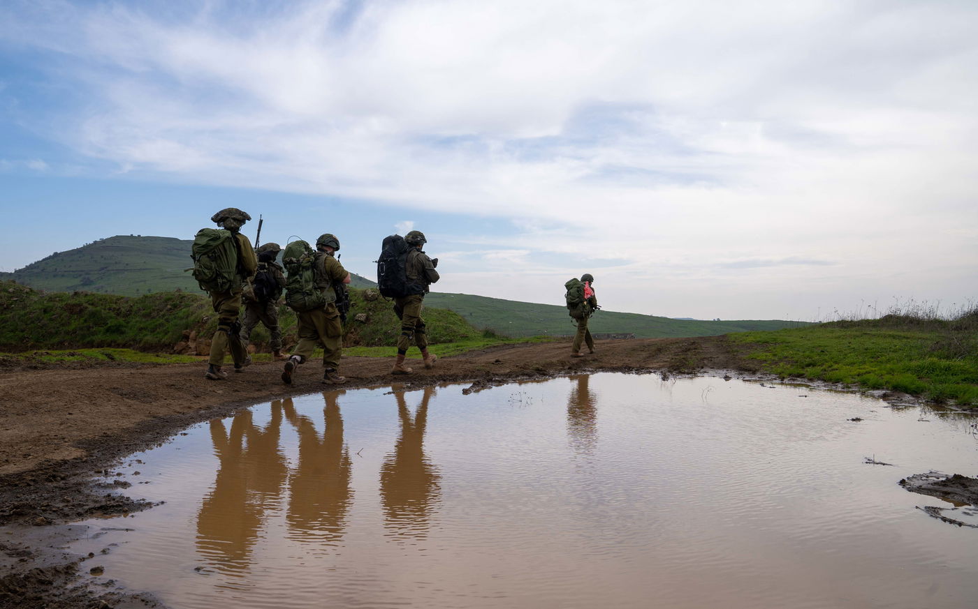 תרגול כוחות צה״ל בגבול הצפון