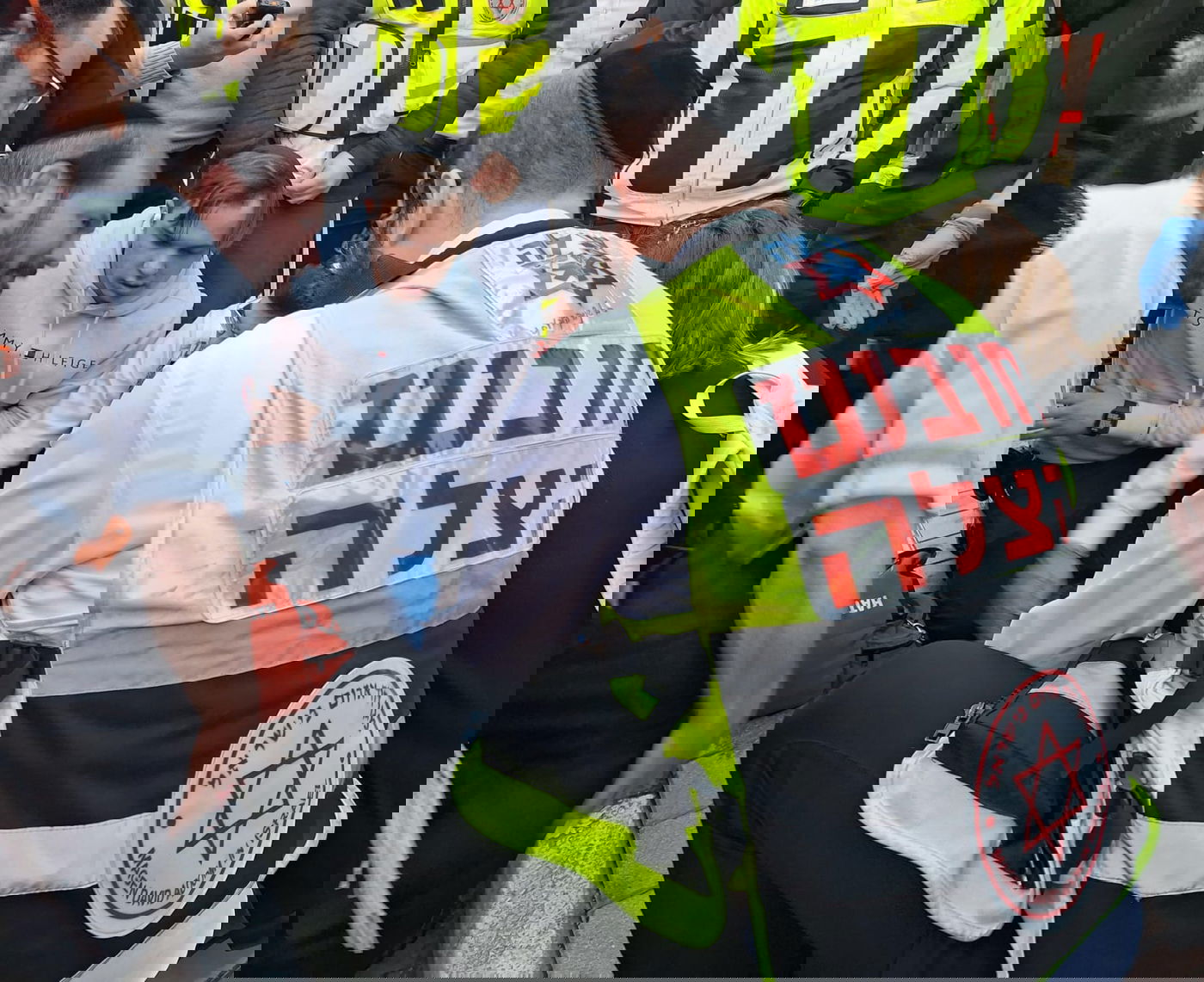 זירת התאונה בבני ברק