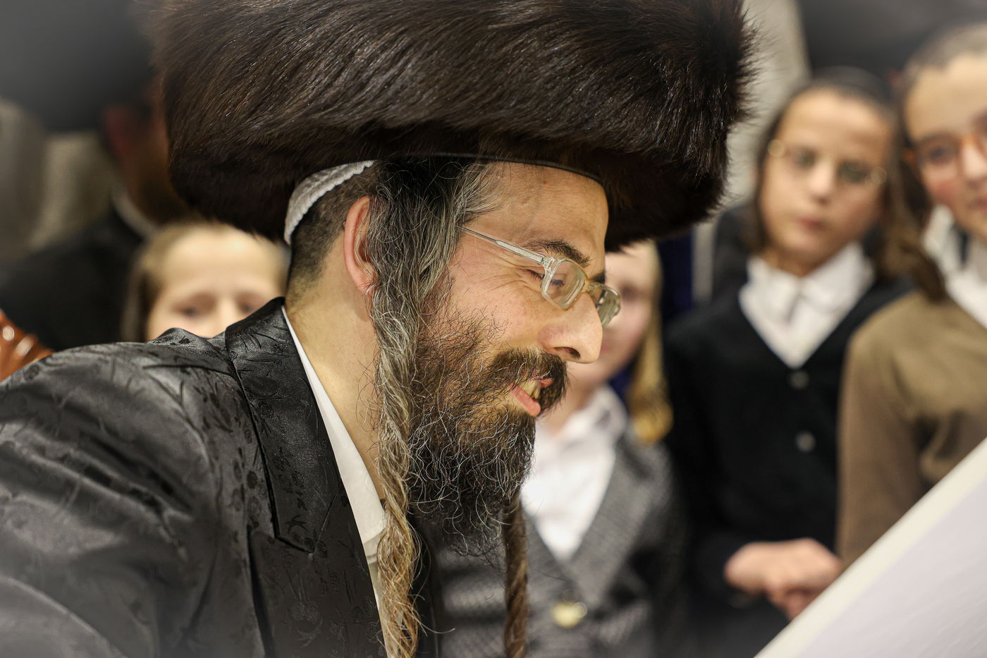 חסידות זוועהיל מירושלים חגגה בביתר עילית את שבת השבע ברכות לבת האדמו"ר