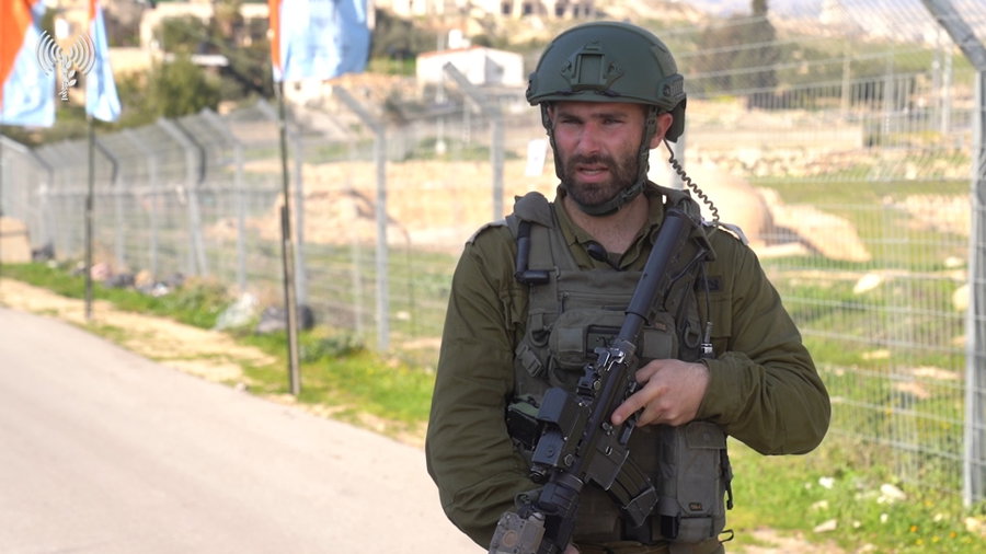 צפו בדברים של קצין אג״ם גדוד תבור, רב-סרן גיא