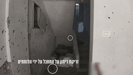 תיעוד מיוחד מהרחפן: כך חיסלו מחבל שהשליך רימון לעברם