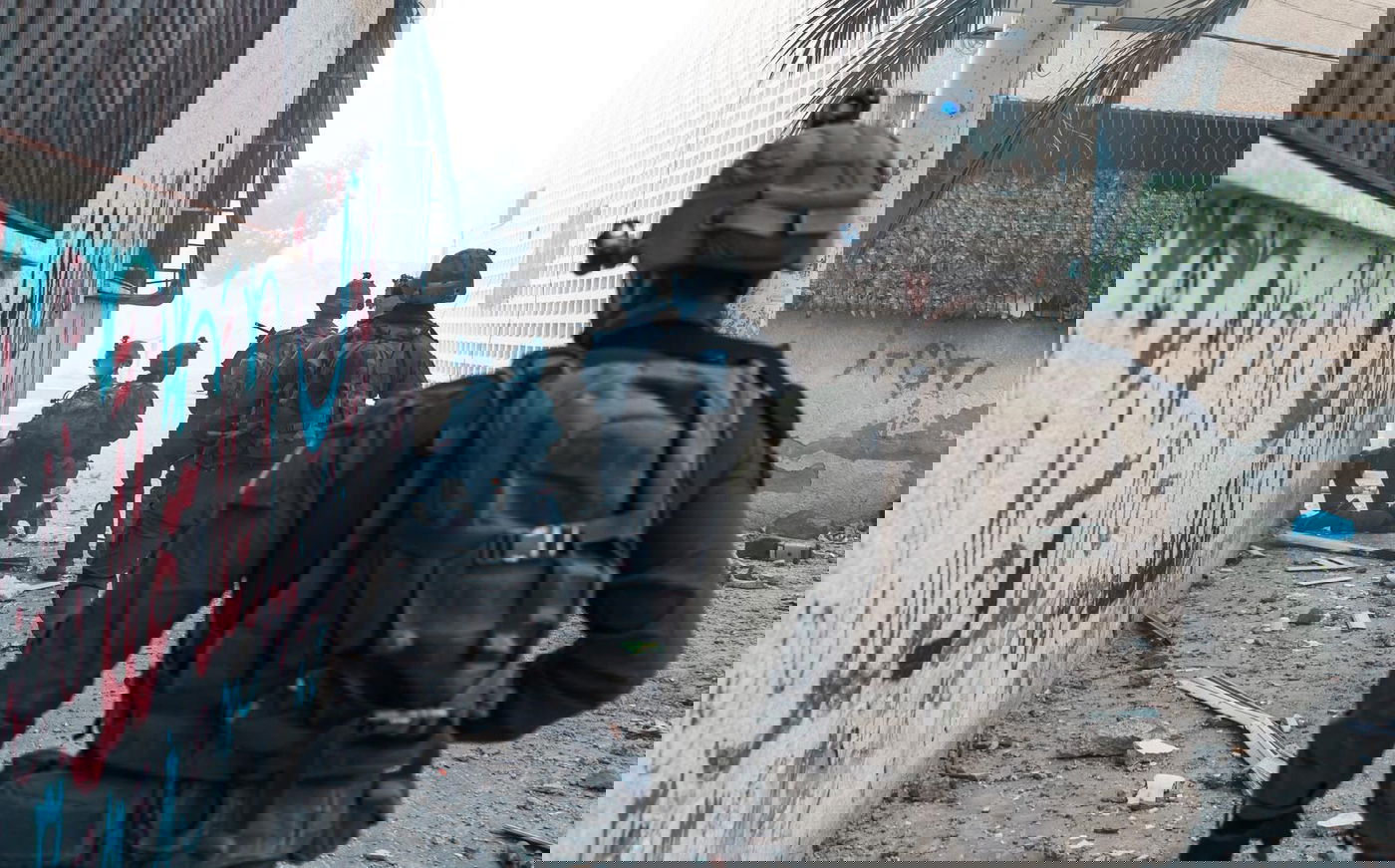 תיעוד מיוחד מהרחפן: כך חיסלו מחבל שהשליך רימון לעברם