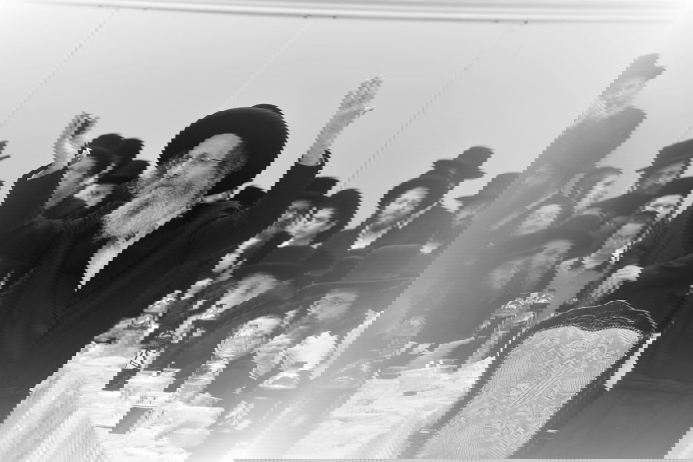 המשפיע החסידי רומם את הלבבות מתוך שמחה באשדוד החרדית