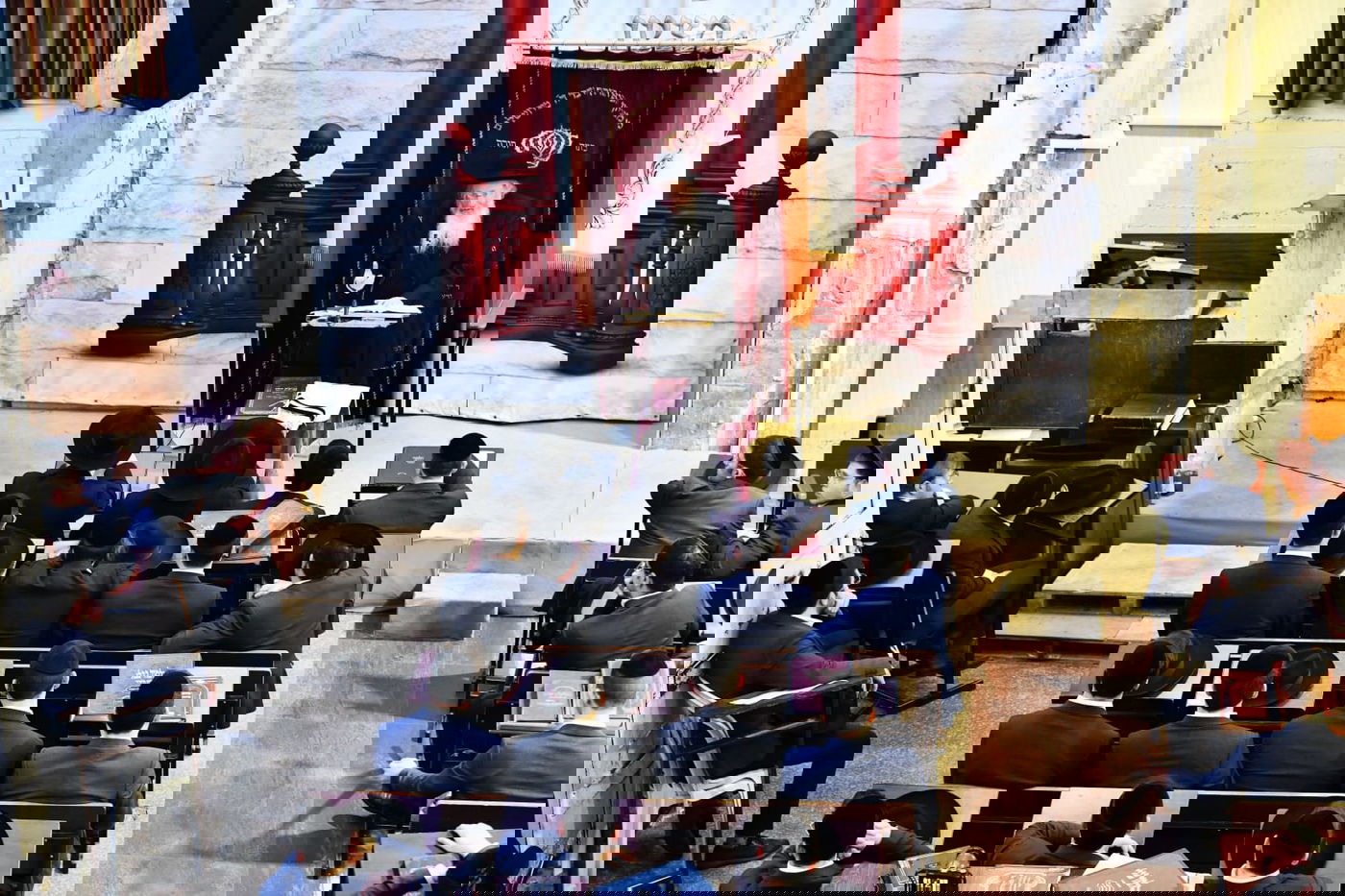 הגאון רבי מלכיאל קוטלר בישיבת בית מתתיהו