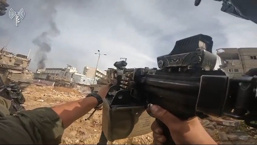 הלחימה בעזה במהלך השבת