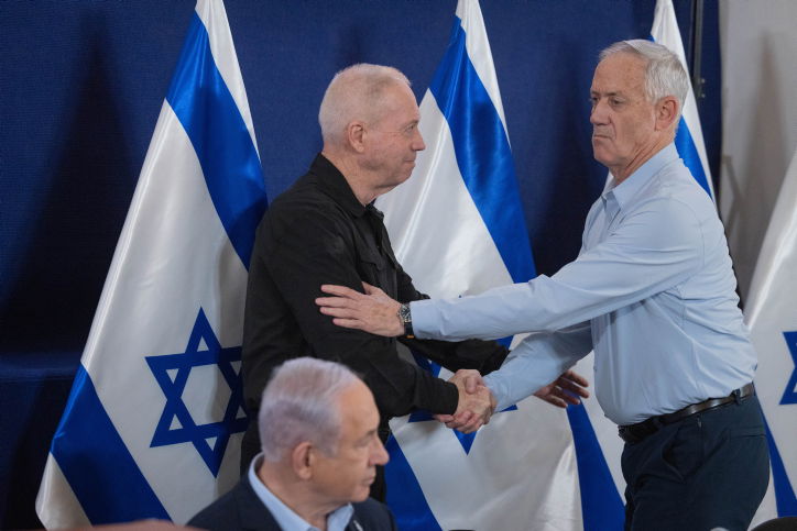 מעל הראש של נתניהו. בני גנץ ויואב גלנט