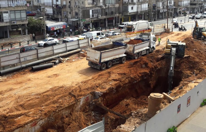 עבודות הרכבת בבני ברק | ארכיון