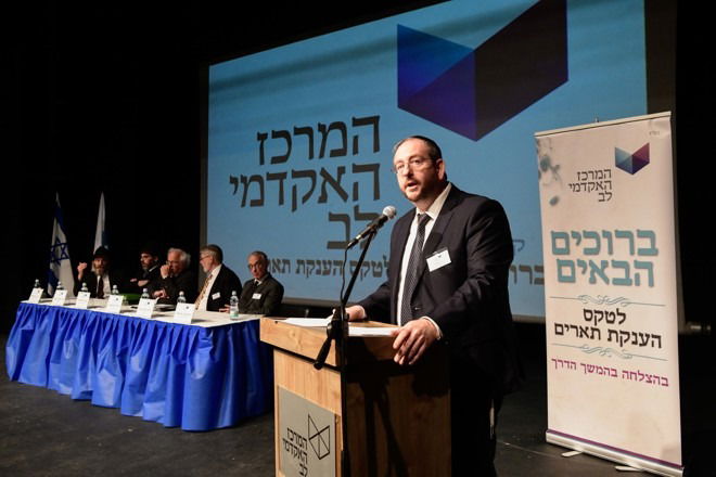 יש הענות בעקבות הצורך. טקס הענקת תארים של מכון לב, בו לומדים אלפי סטודנטים חרדים