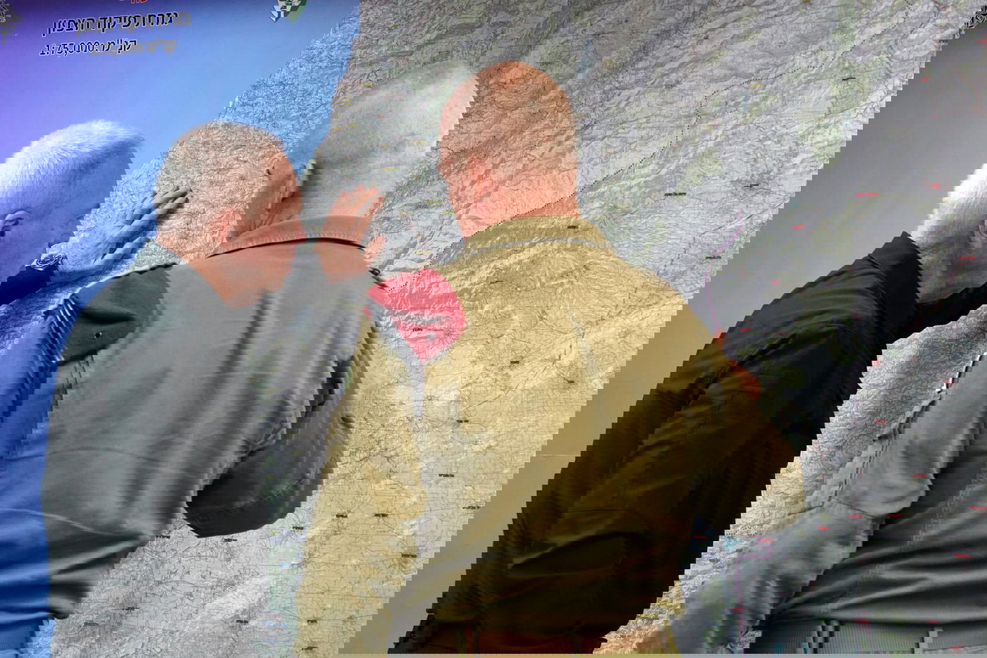 תיעוד מהביקור של גלנט