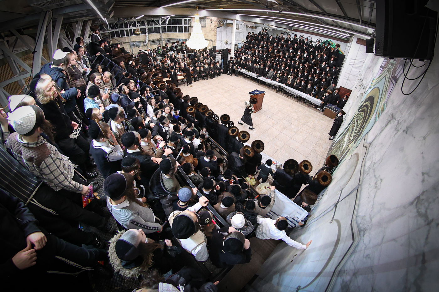 הכנסת ספר תורה בשומרי אמונים בירושלים