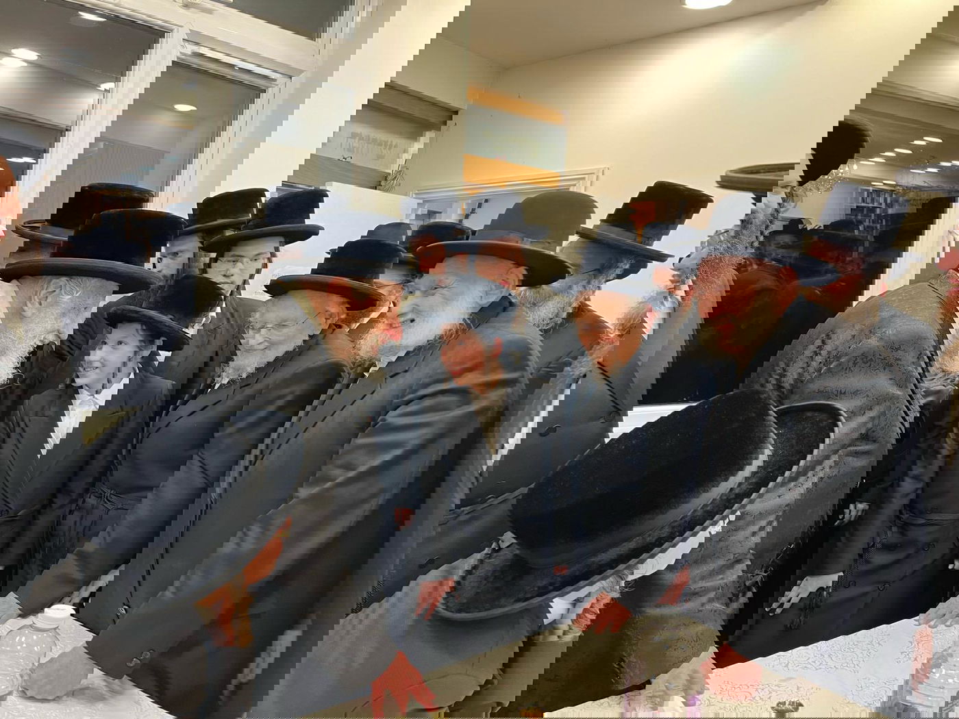 זקן אדמור"י רוזין האדמו"ר מקופשניץ בביקור בלונדון 