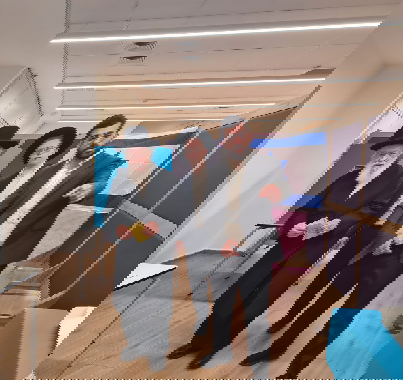 הגר"י זילברשטיין מצביע הבוקר