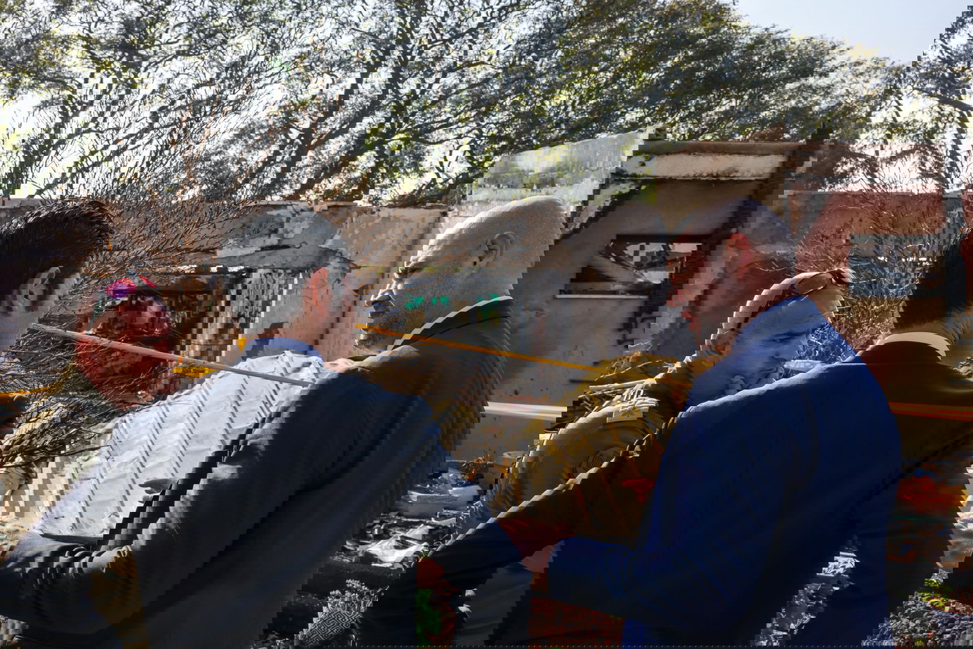 הביקור בכפר עזה