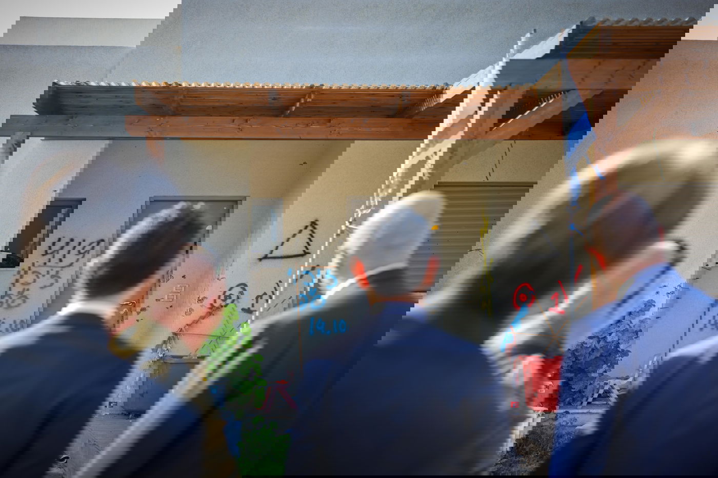 הביקור בכפר עזה