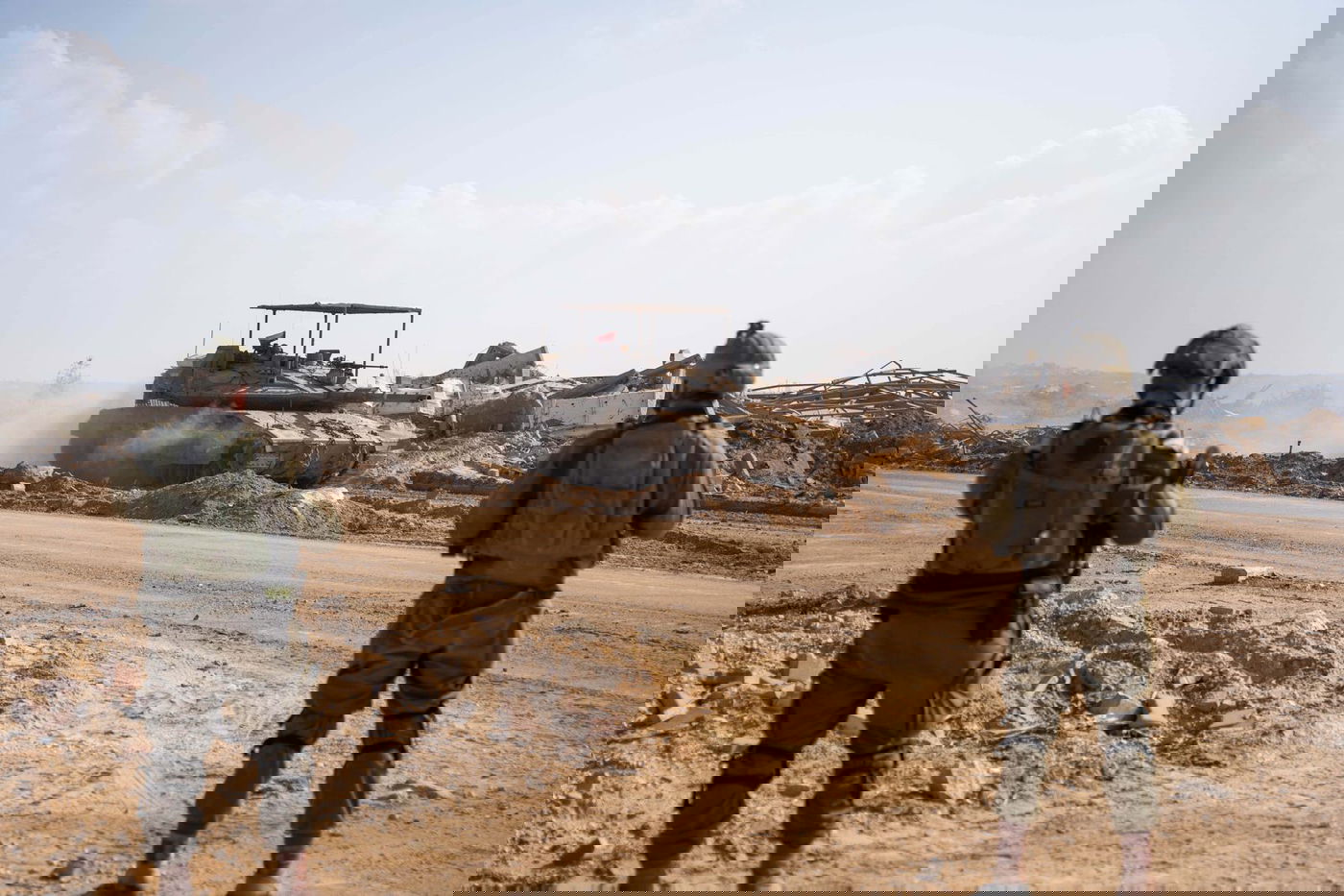 לוחמי גבעתי ברצועת עזה ( למצולמים אין קשר לכתבה)