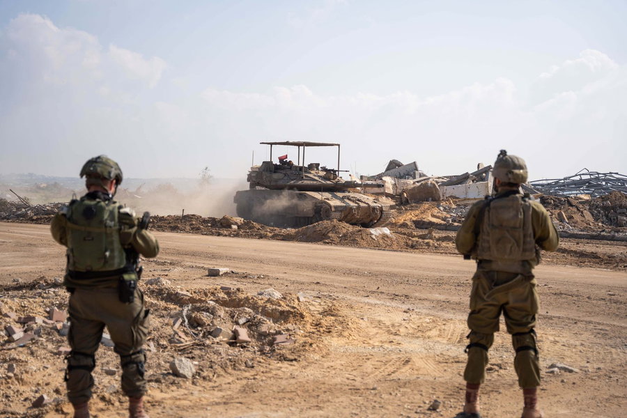 לוחמי גבעתי ברצועת עזה ( למצולמים אין קשר לכתבה)