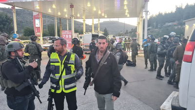 זירת הפיגוע 