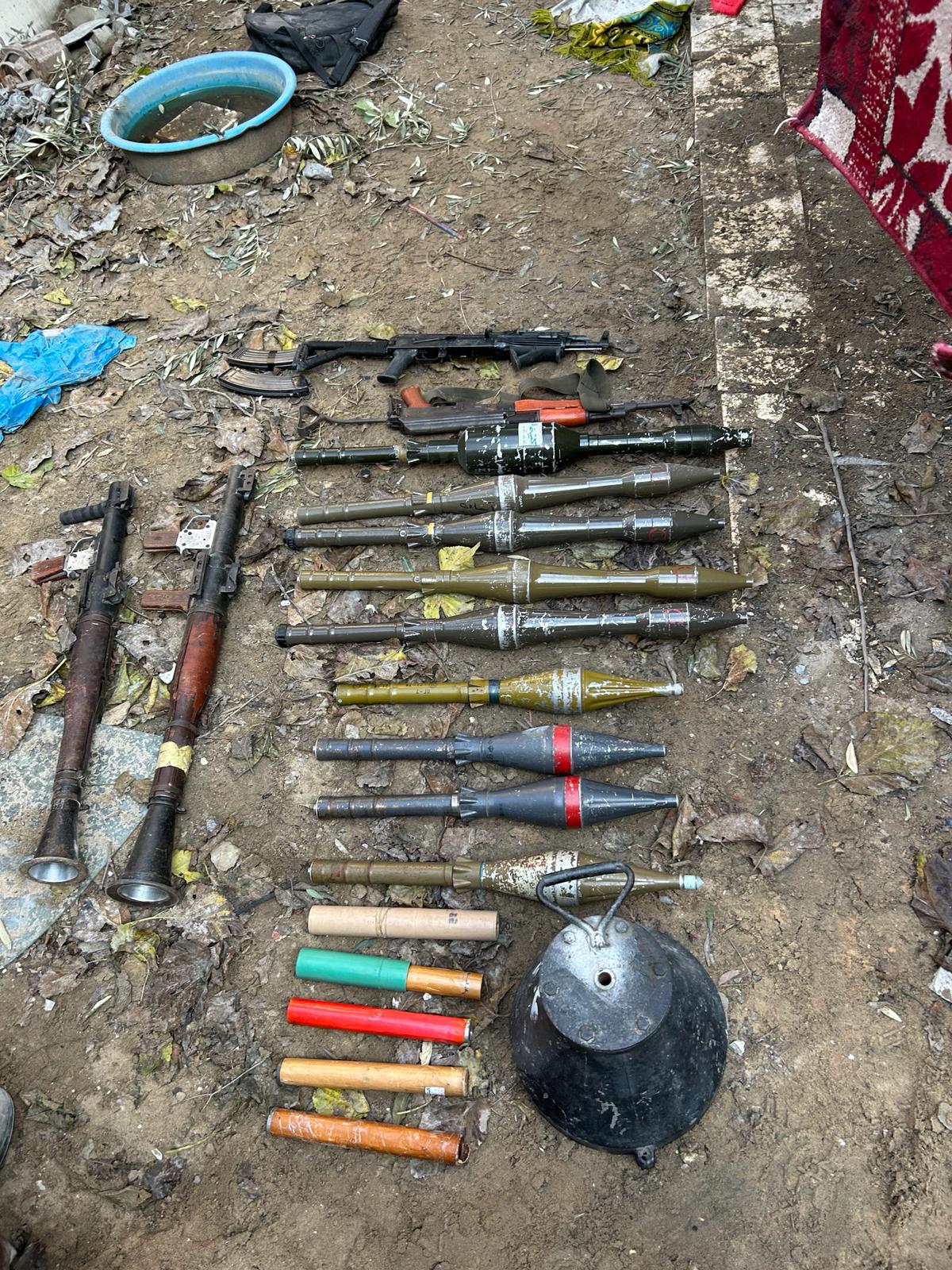 אמצעי הלחימה שאיתרו לוחמי צוות הקרב של חטיבה 401