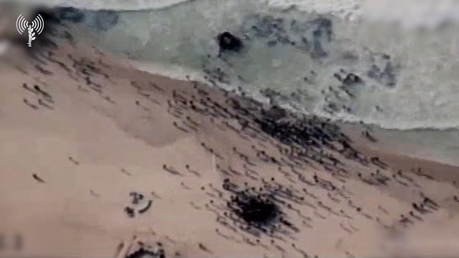 הצנחת הסיוע ההומניטרי לרצועת עזה