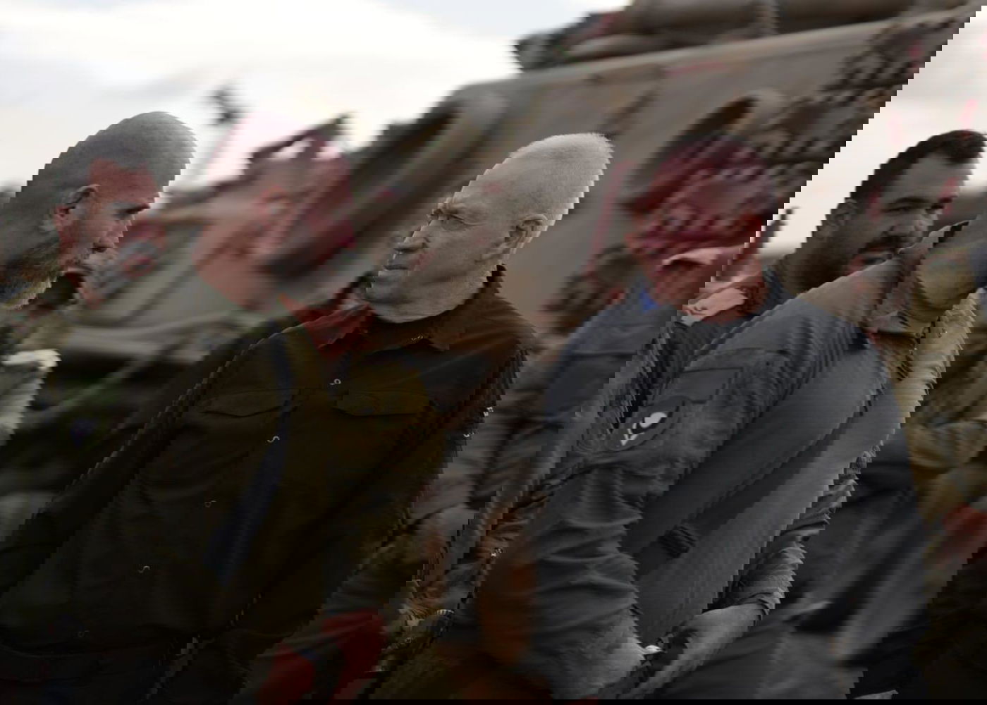 גלנט בגבול רצועת עזה