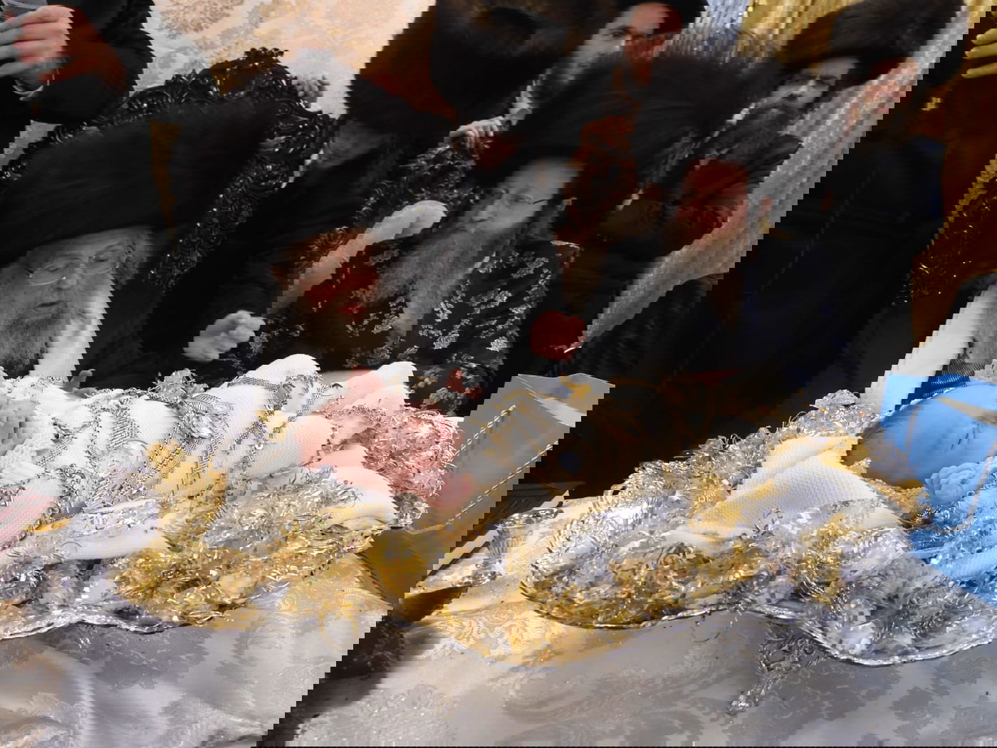 טקס פדיון הבן עם האדמו"ר מפינסק קארלין