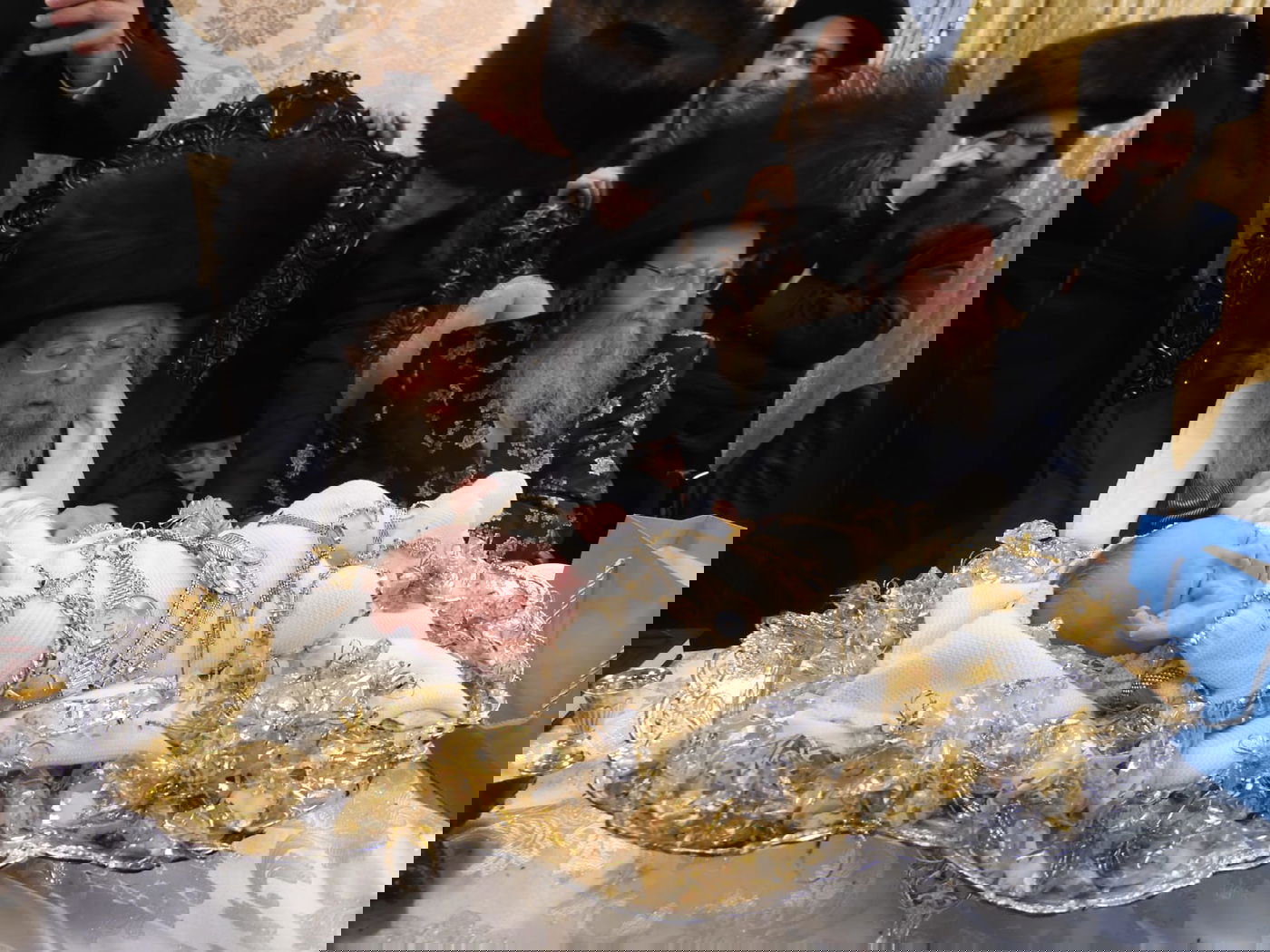 טקס פדיון הבן עם האדמו"ר מפינסק קארלין