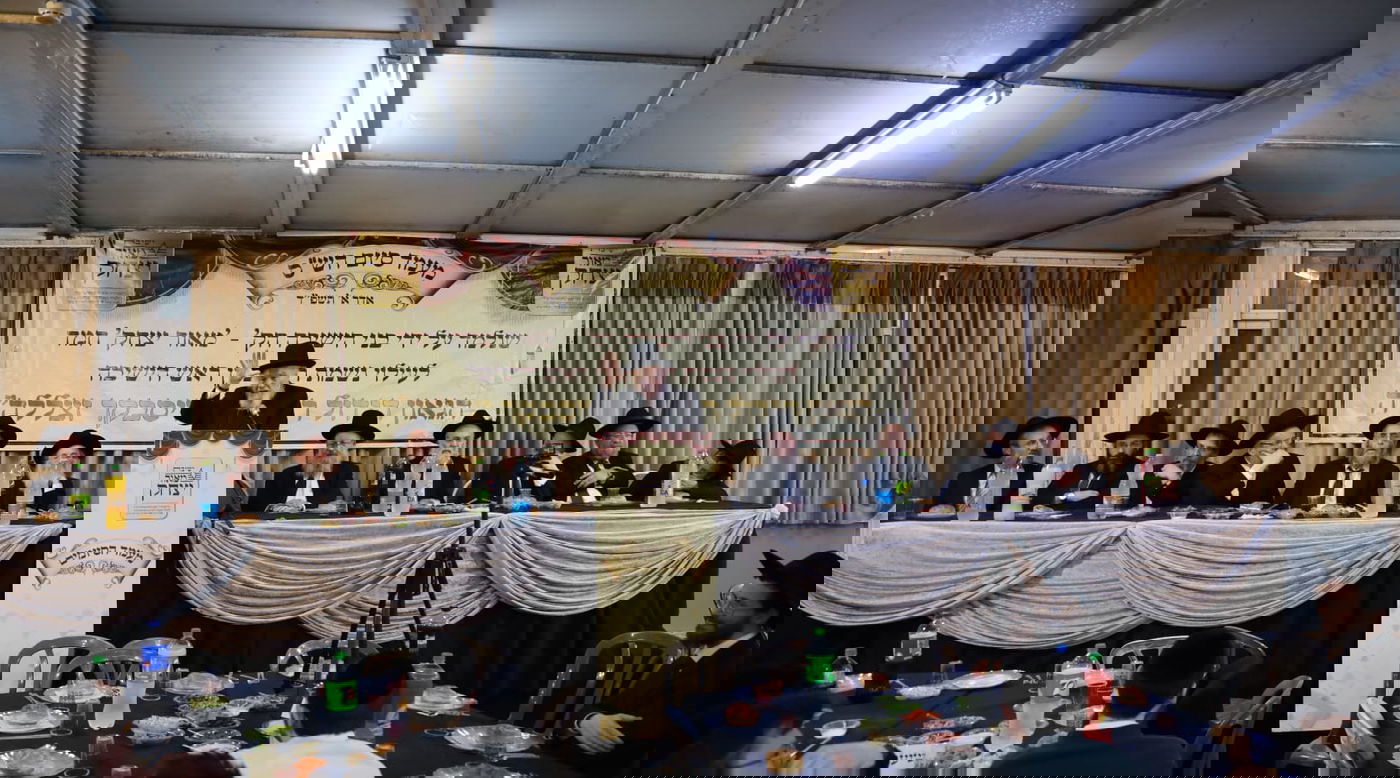 מעמד סיום הש"ס בישיבת מאור יצחק - חמד לע"נ הגר"ב ויסבקר לגרל מלאת 30 יום לפטירתו