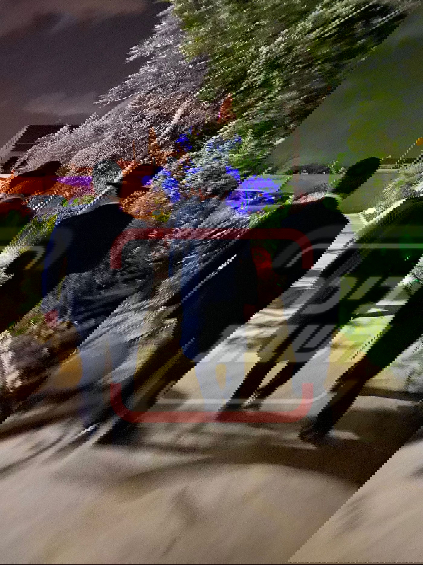 גפני ביציאה מהפגישה עם הרבי מויז'ניץ מלווה בבנו אליהו גפני ונציג החסידות יענקי טסלר