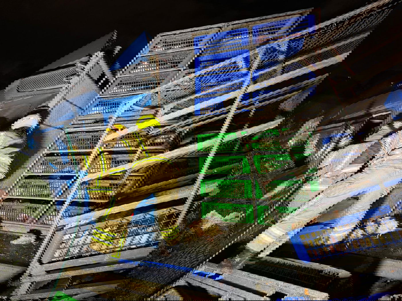 חילוץ הנהג, הלילה