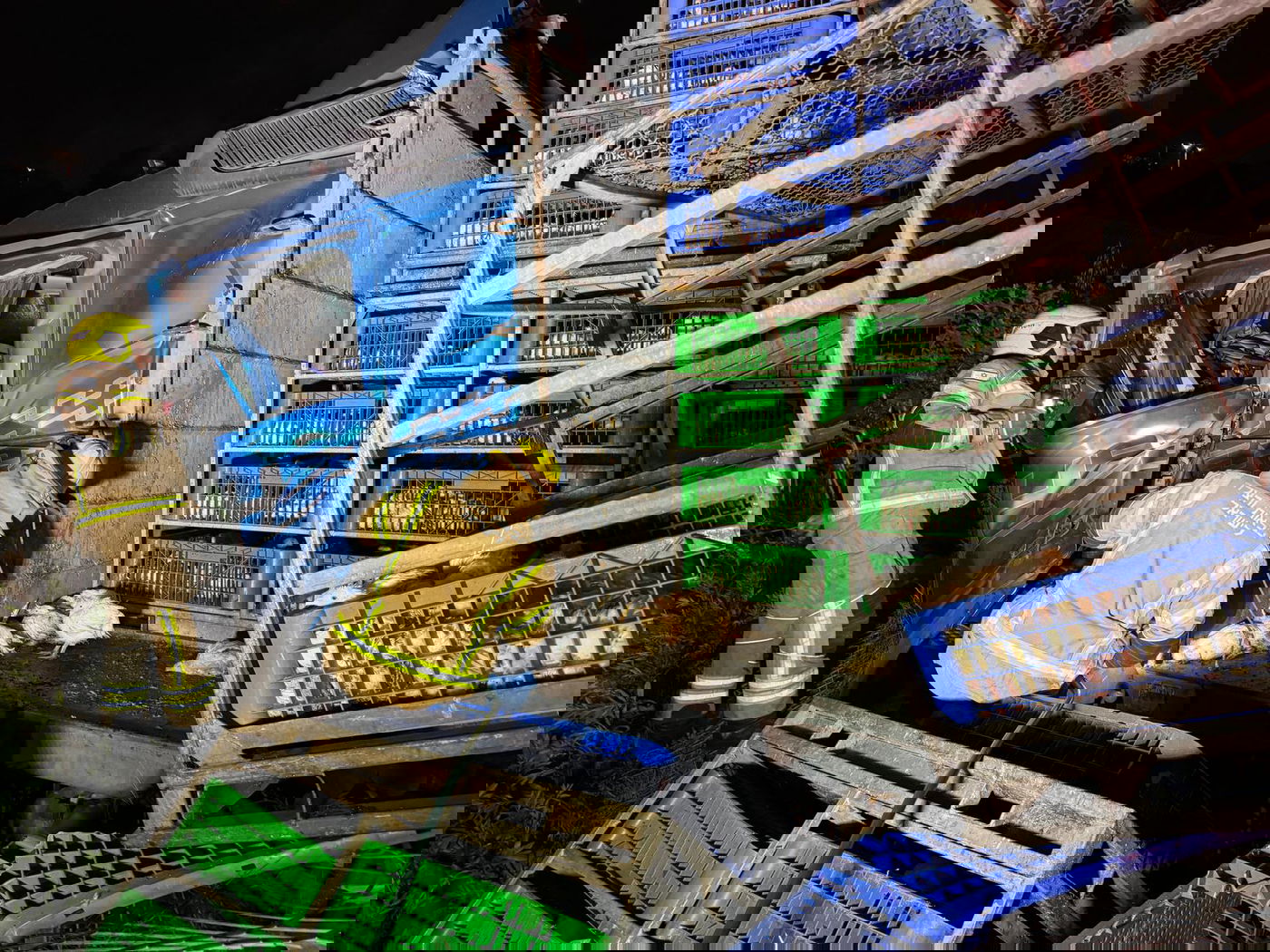 חילוץ הנהג, הלילה