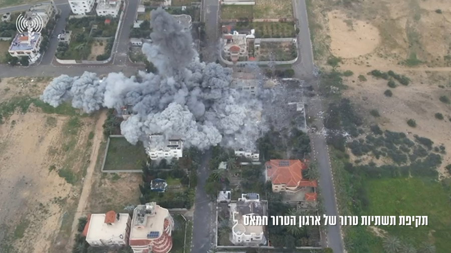 התקיפות ברצועת עזה ביממה האחרונה