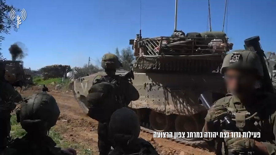 לוחמי נצח יהודה בפשיטה על בית חאנון שבצפון רצועת עזה