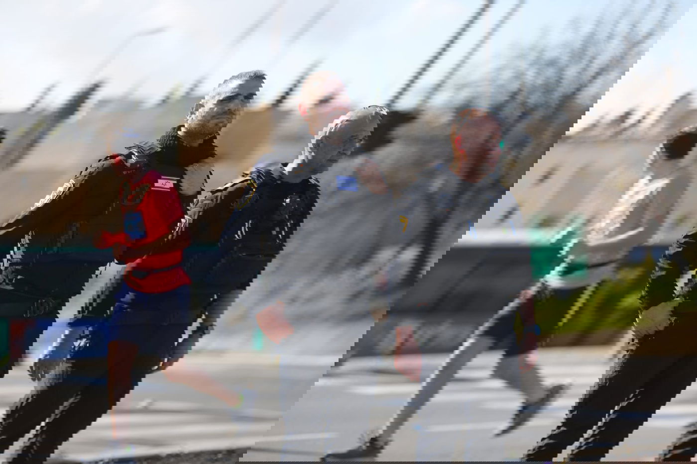 פעילות השוטרים במרתון ירושלים 